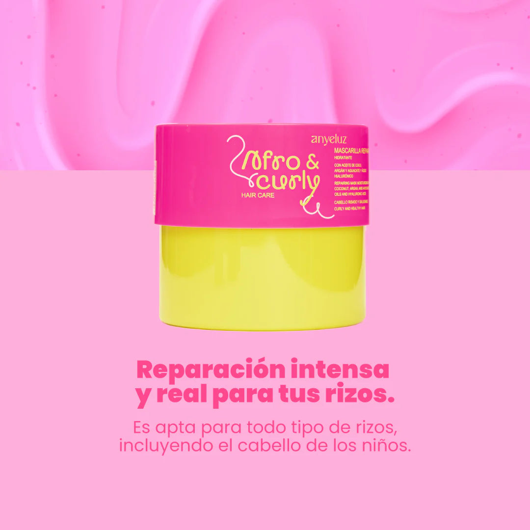Mascarilla Reparadora Hidratante Afro & Curly - Anyeluz