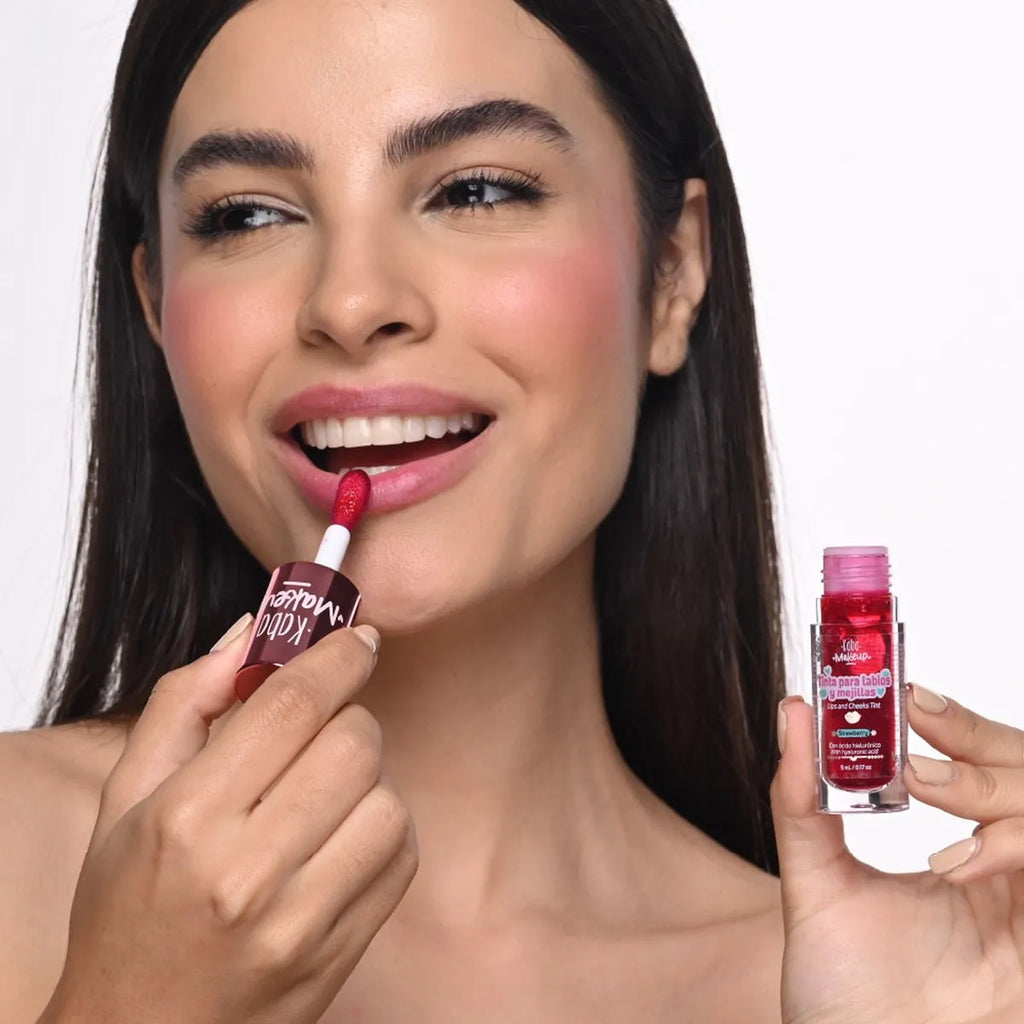 Tinta para Labios y Mejillas Strawberry - Kaba Makeup