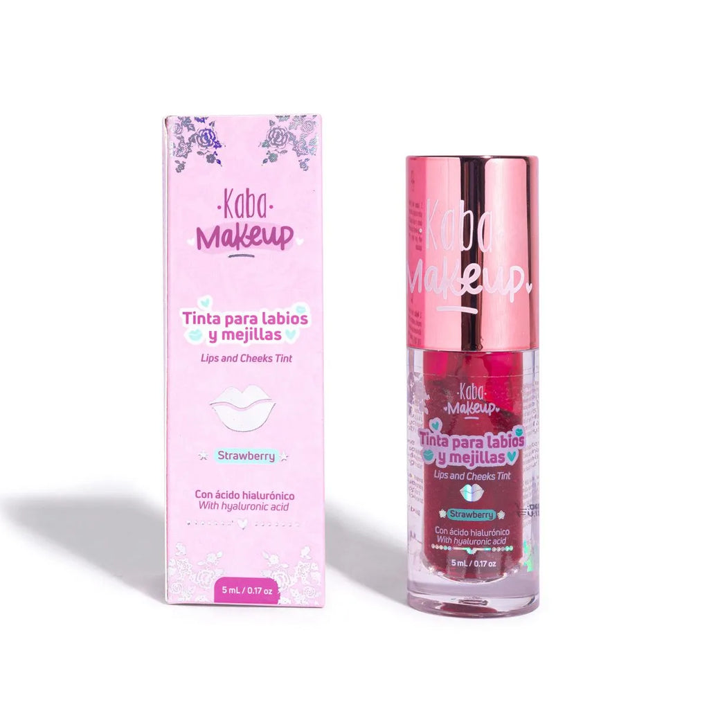 Tinta para Labios y Mejillas Strawberry - Kaba Makeup