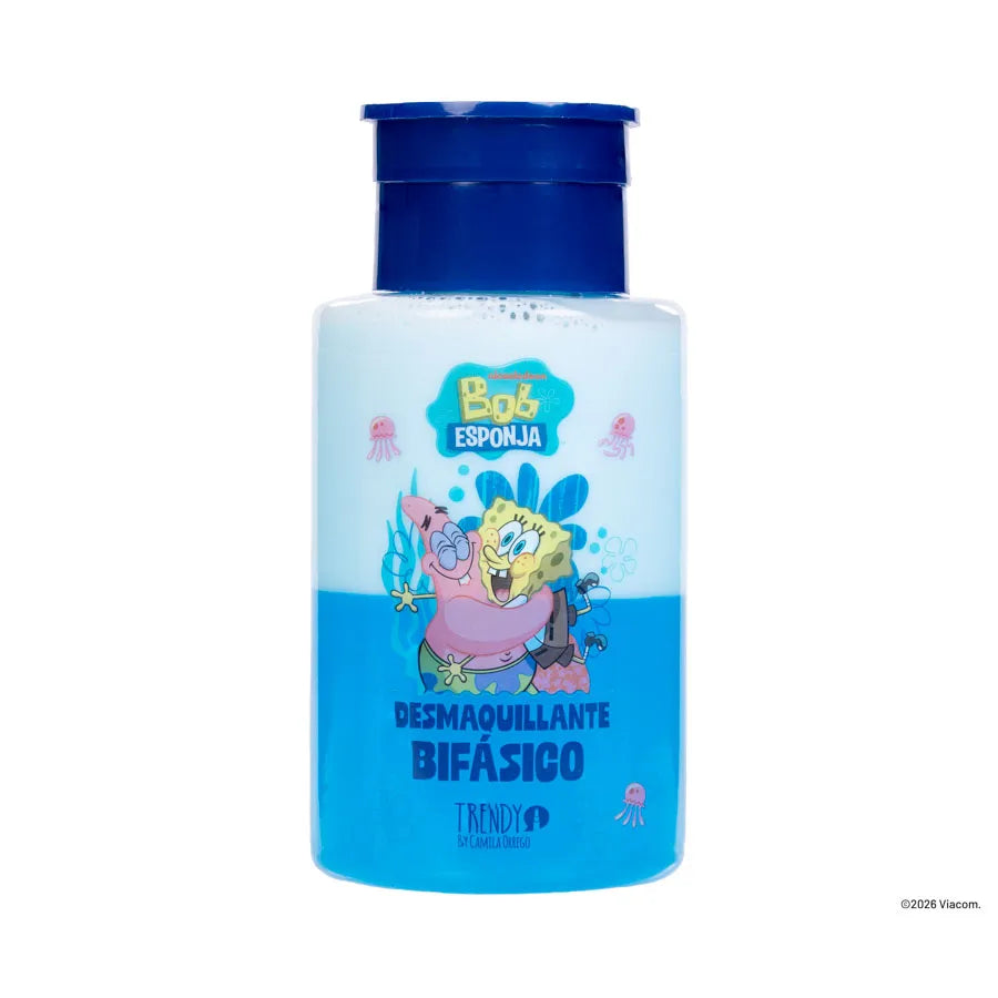 Desmaquillante Bifásico Bob Esponja - Trendy By Camila Orrego