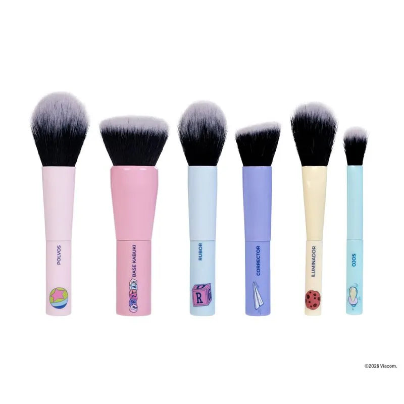 Kit Mini de Brochas X6 Rugrats - Trendy By Camila Orrego