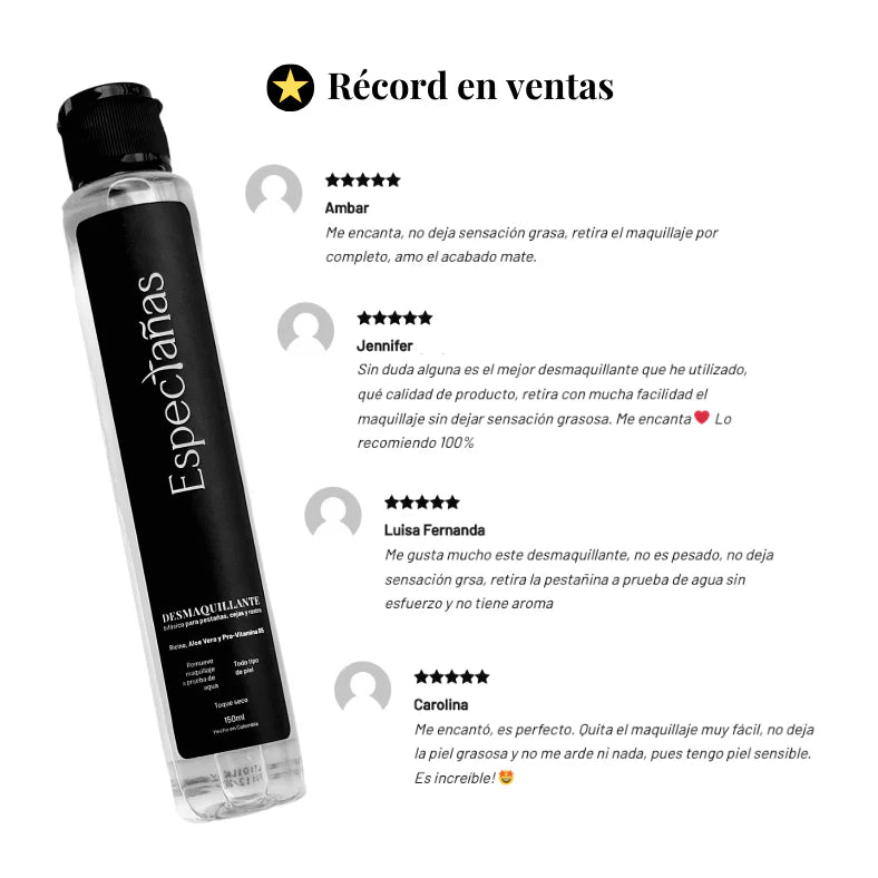 Bi-fásil Desmaquillante Bifásico Instantaneo de Ojos (No graso) (150ml) - Espectañas