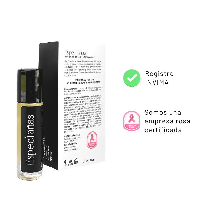 Tratamiento para Pestañas y Cejas (Roll-on) - Espetañas