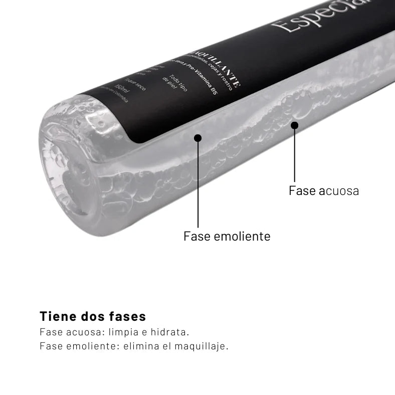 Bi-fásil Desmaquillante Bifásico Instantaneo de Ojos (No graso) (150ml) - Espectañas