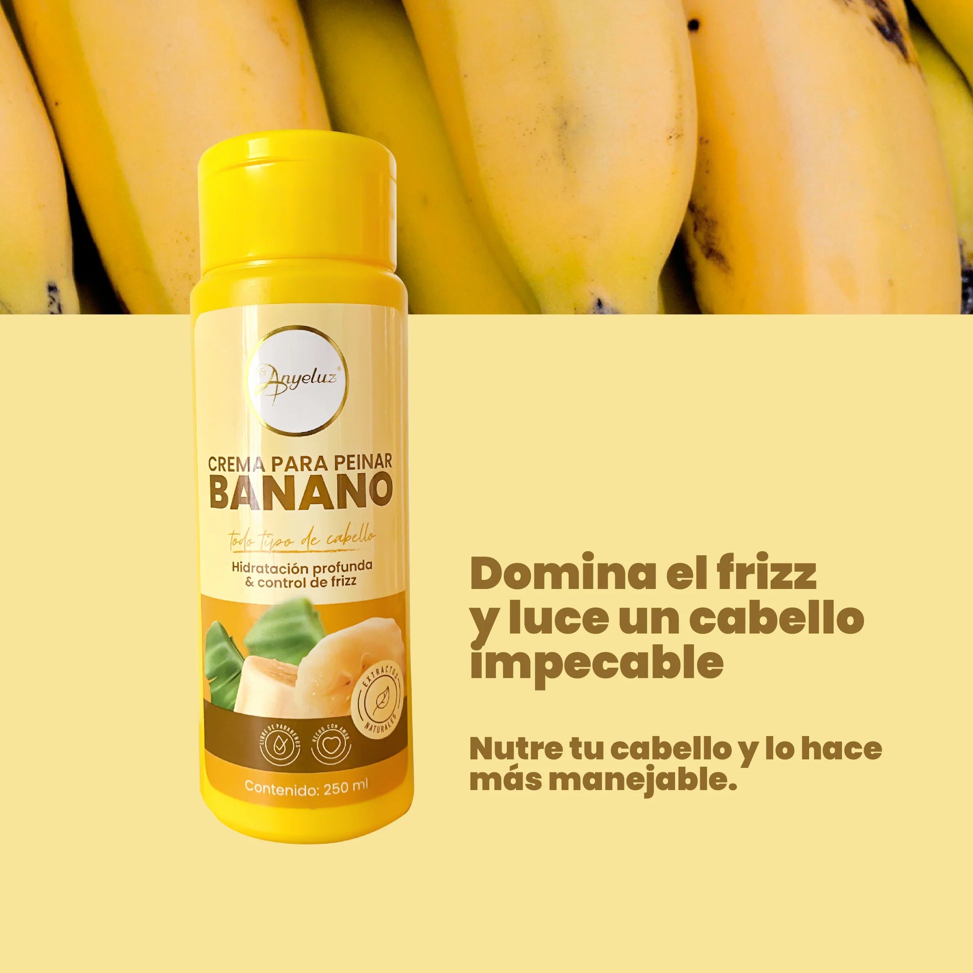 Crema para Peinar Banano - Anyeluz