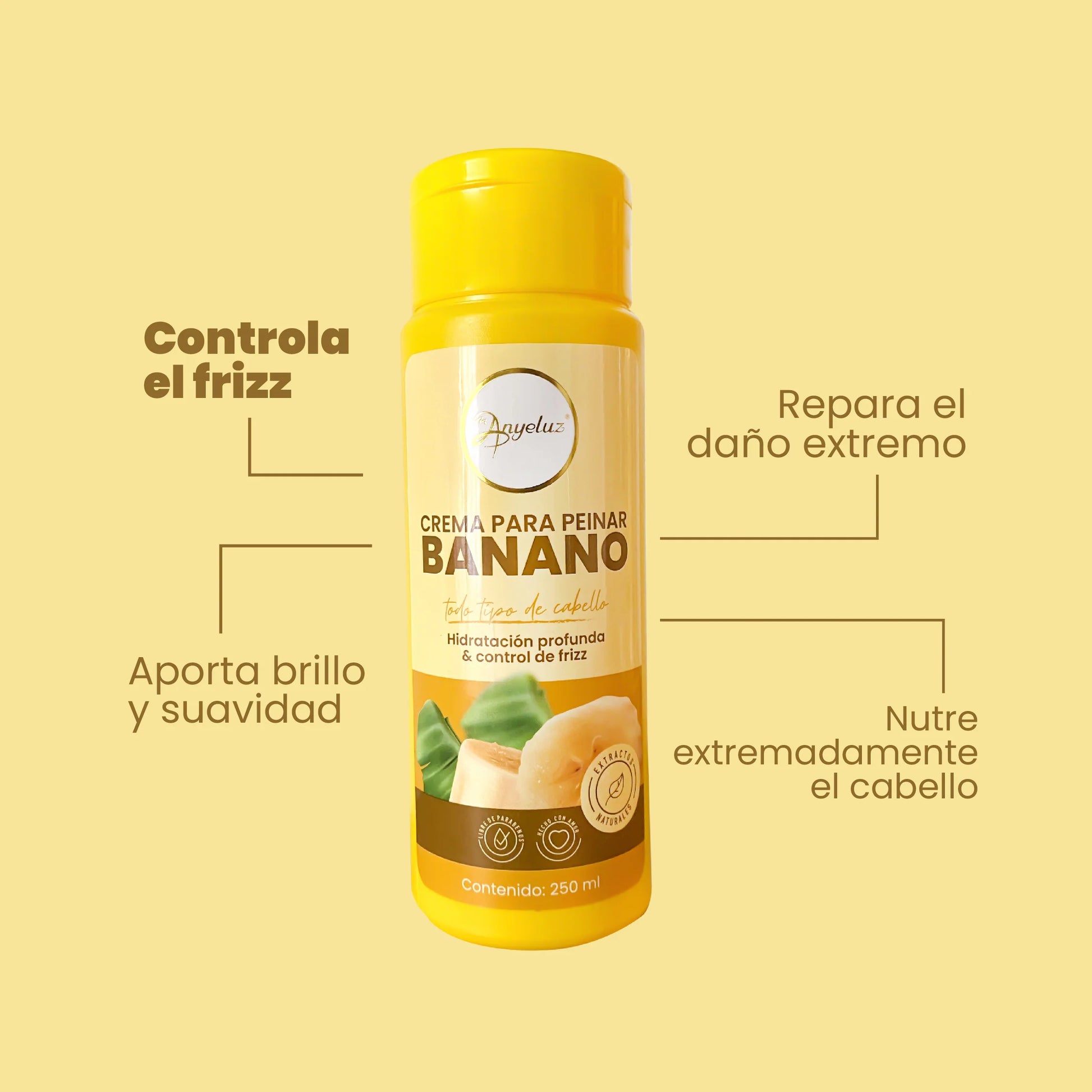 Crema para Peinar Banano - Anyeluz