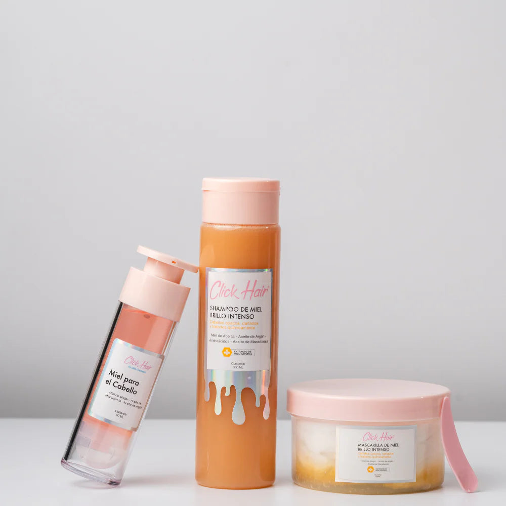Kit de Miel (Ritual de Oro) - Click Hair