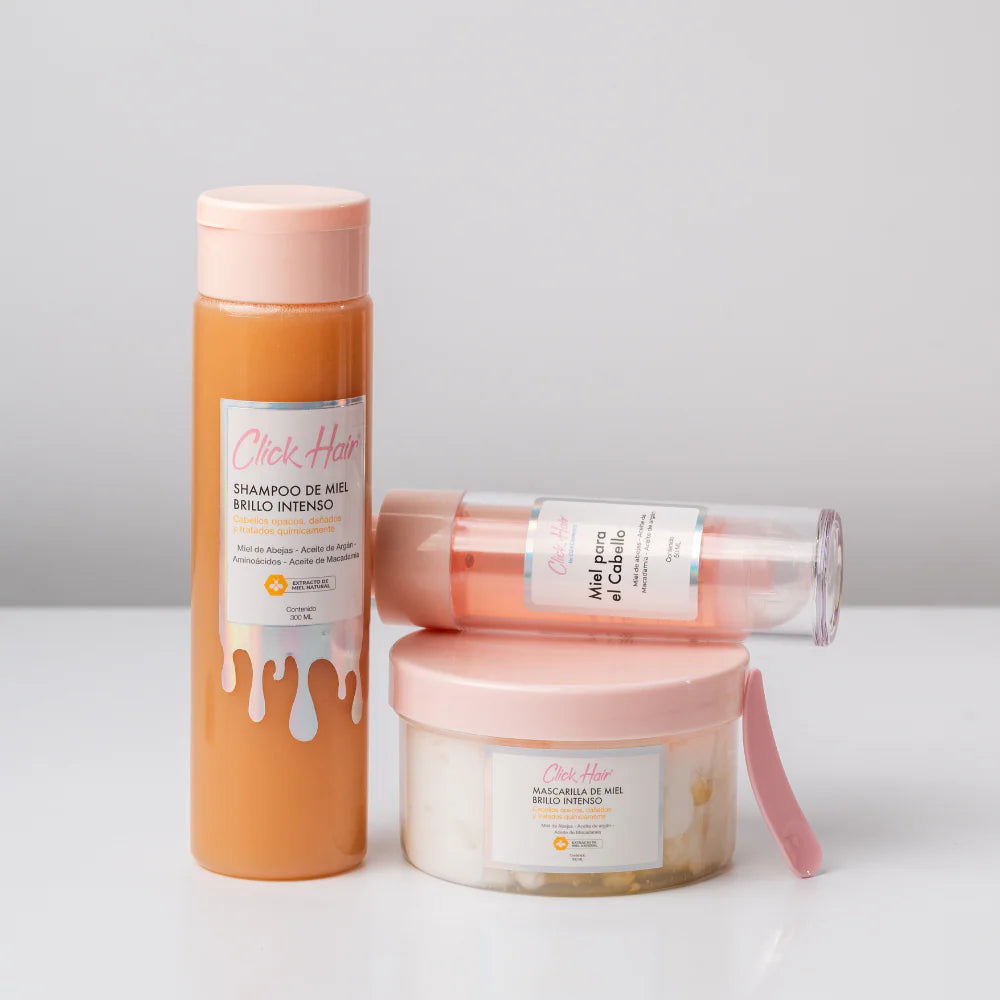 Kit de Miel (Ritual de Oro) - Click Hair