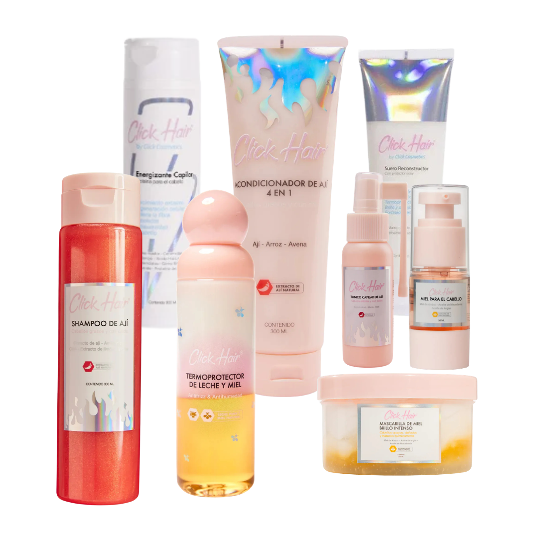 Kit Capilar Completo Crecimiento, Reparación y Protección - Click Hair