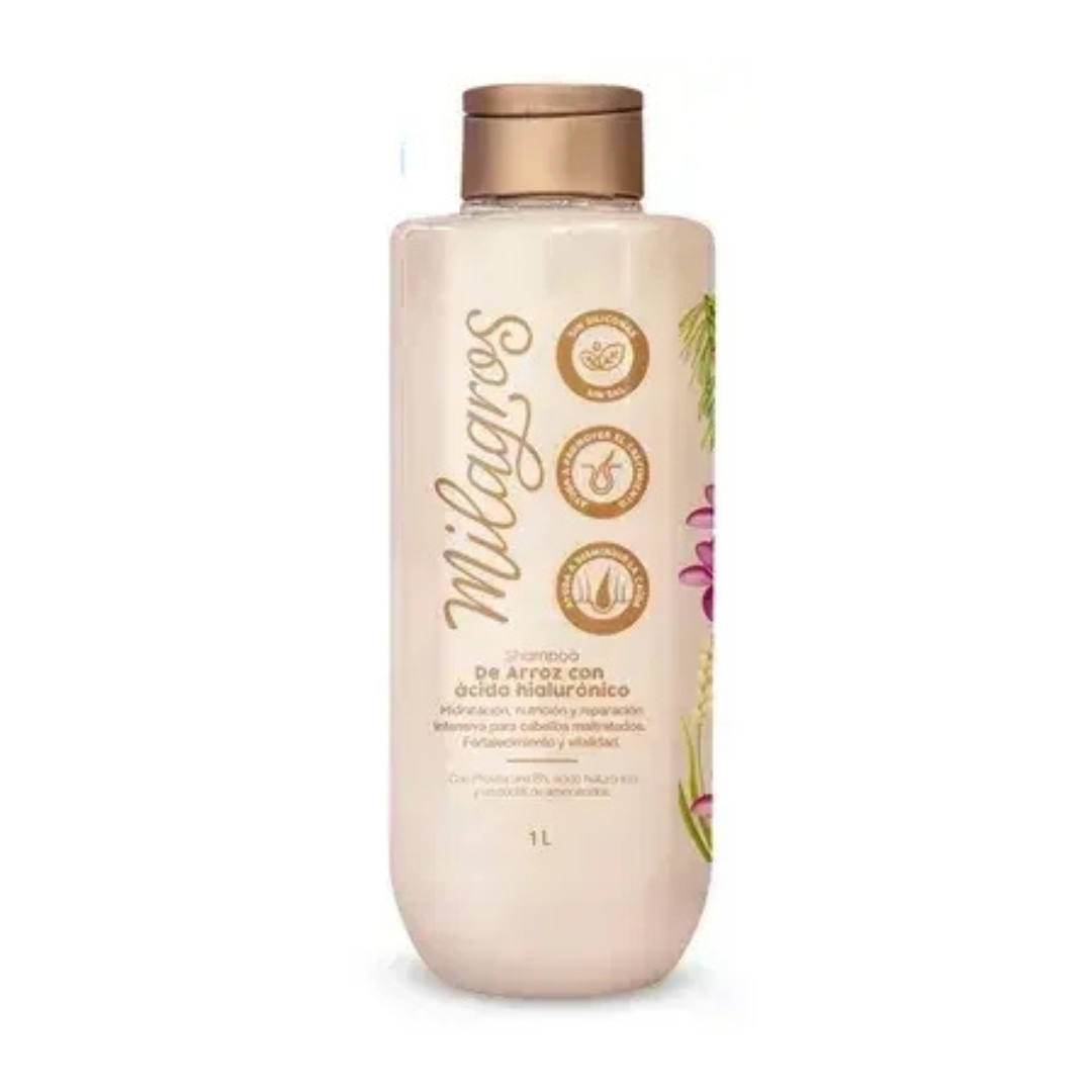 Shampoo de Arroz (Litro) - Milagros