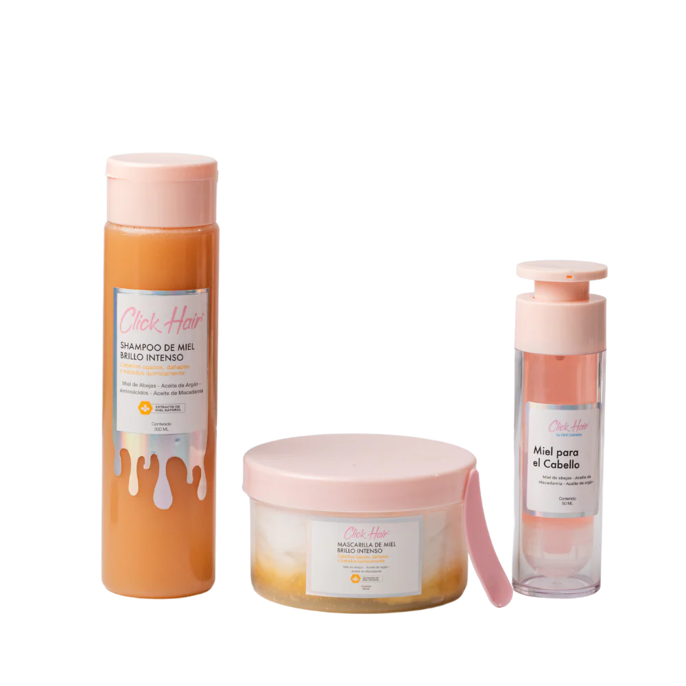 Kit de Miel (Ritual de Oro) - Click Hair
