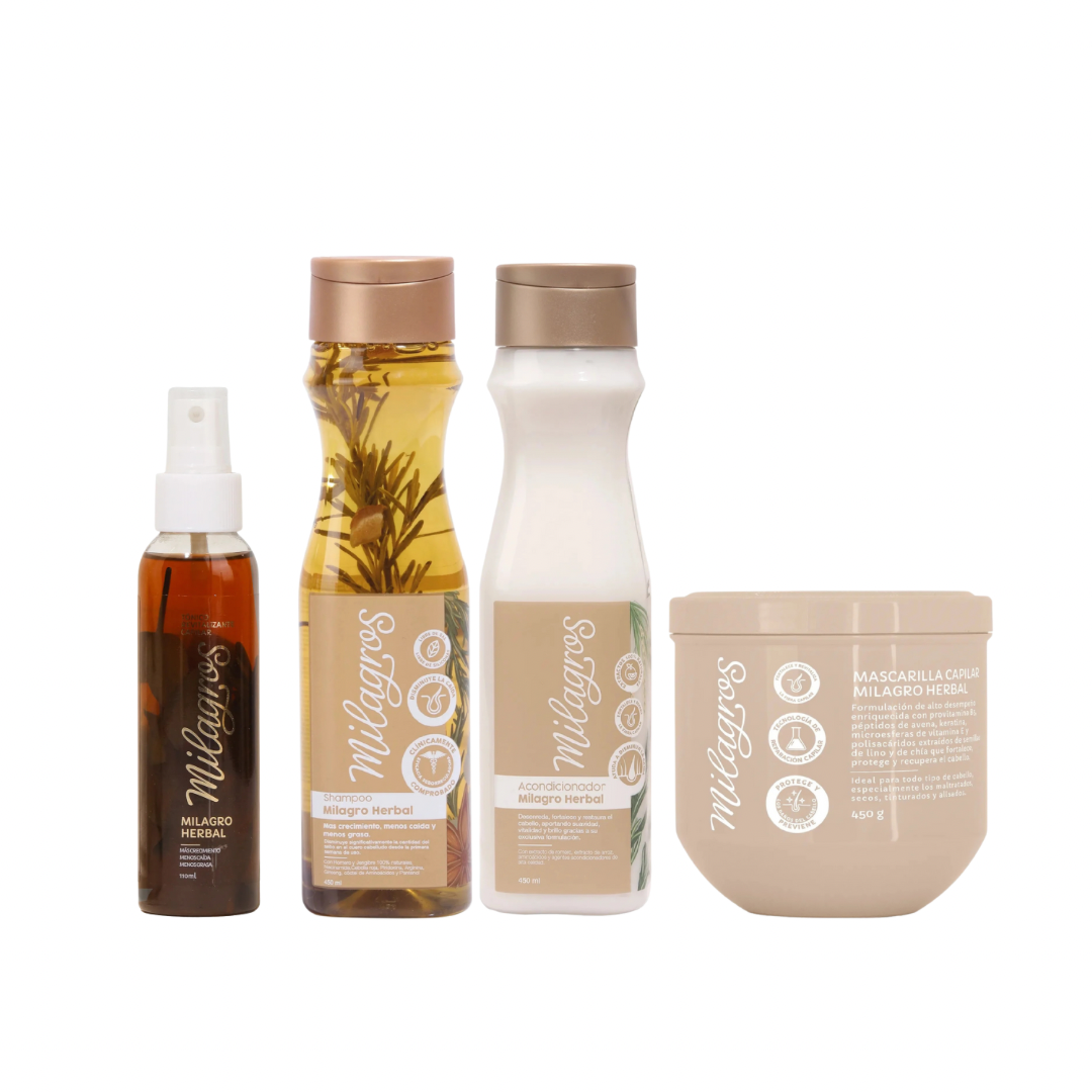 Kit Capilar (Edición #1) Milagro Herbal - Milagros