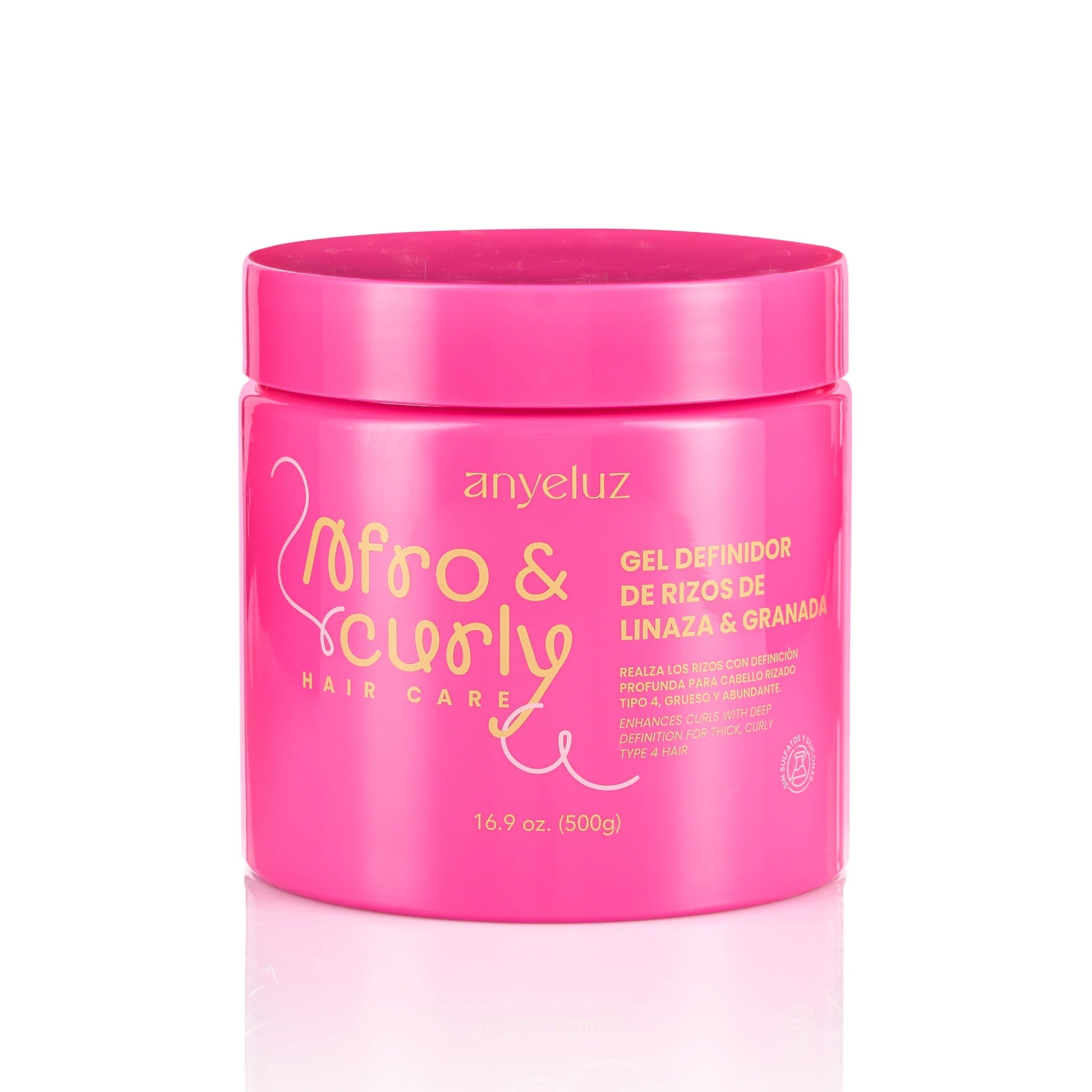 Gel Definidor de Rizos Afro & Curly (Linaza y Granada) - Anyeluz