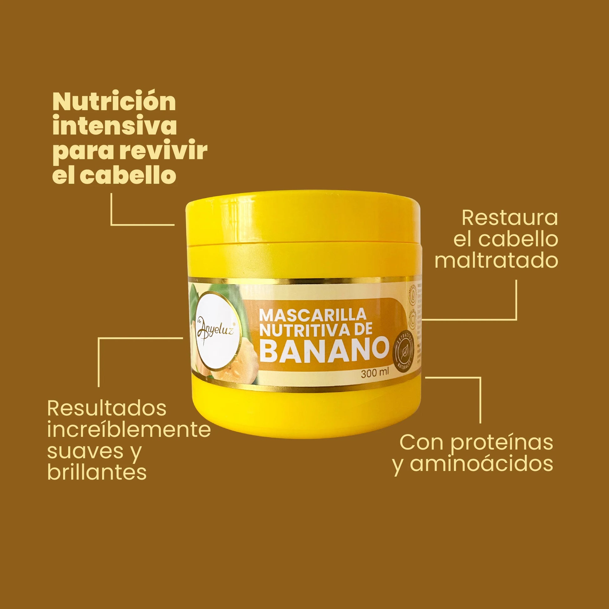 Mascarilla Nutritiva de Banano - Anyeluz