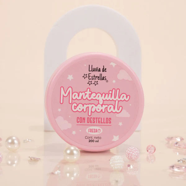 Mantequilla Corporal Con Destellos - Lluvia De Estrellas