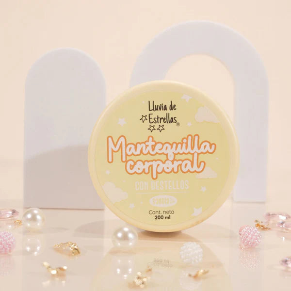Mantequilla Corporal Con Destellos - Lluvia De Estrellas