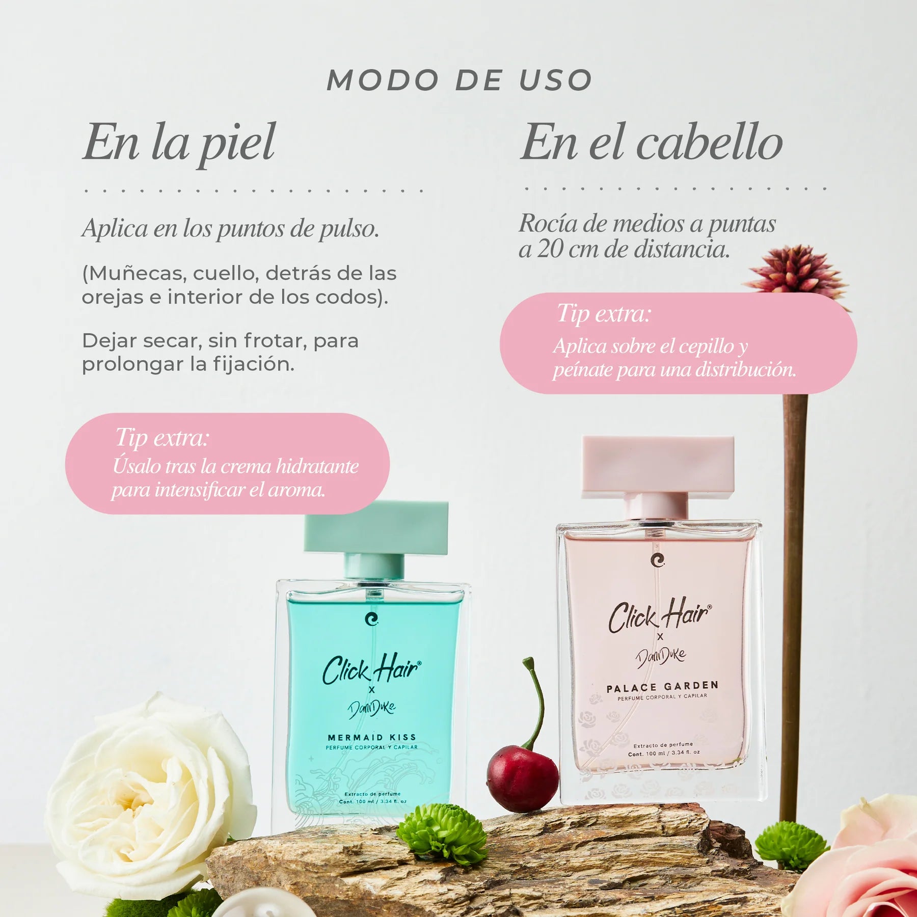 Perfume Capilar y Corporal (De Lujo) X Dani Duque - Click Hair
