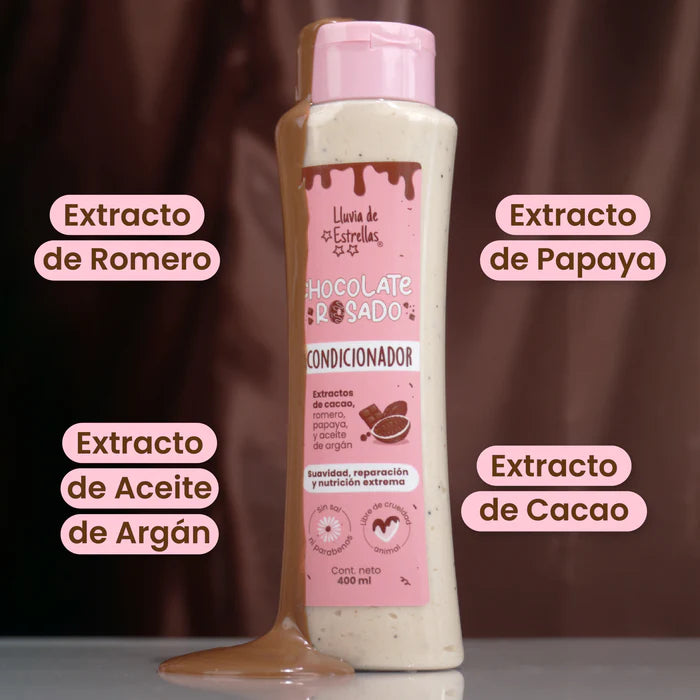 Acondicionador Chocolate Rosado - Lluvia De Estrellas