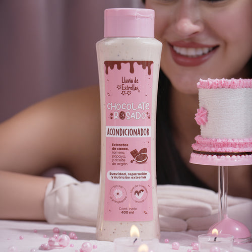 Acondicionador Chocolate Rosado - Lluvia De Estrellas