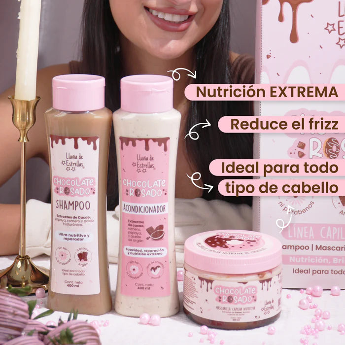 Linea Chocolate Rosado - Lluvia De Estrellas