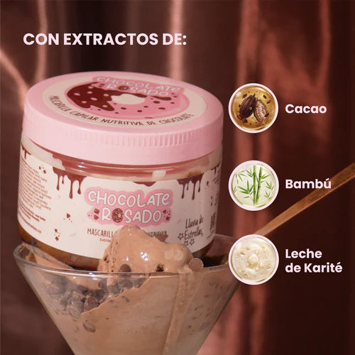 Mascarilla Capilar Chocolate Rosado - Lluvia De Estrellas