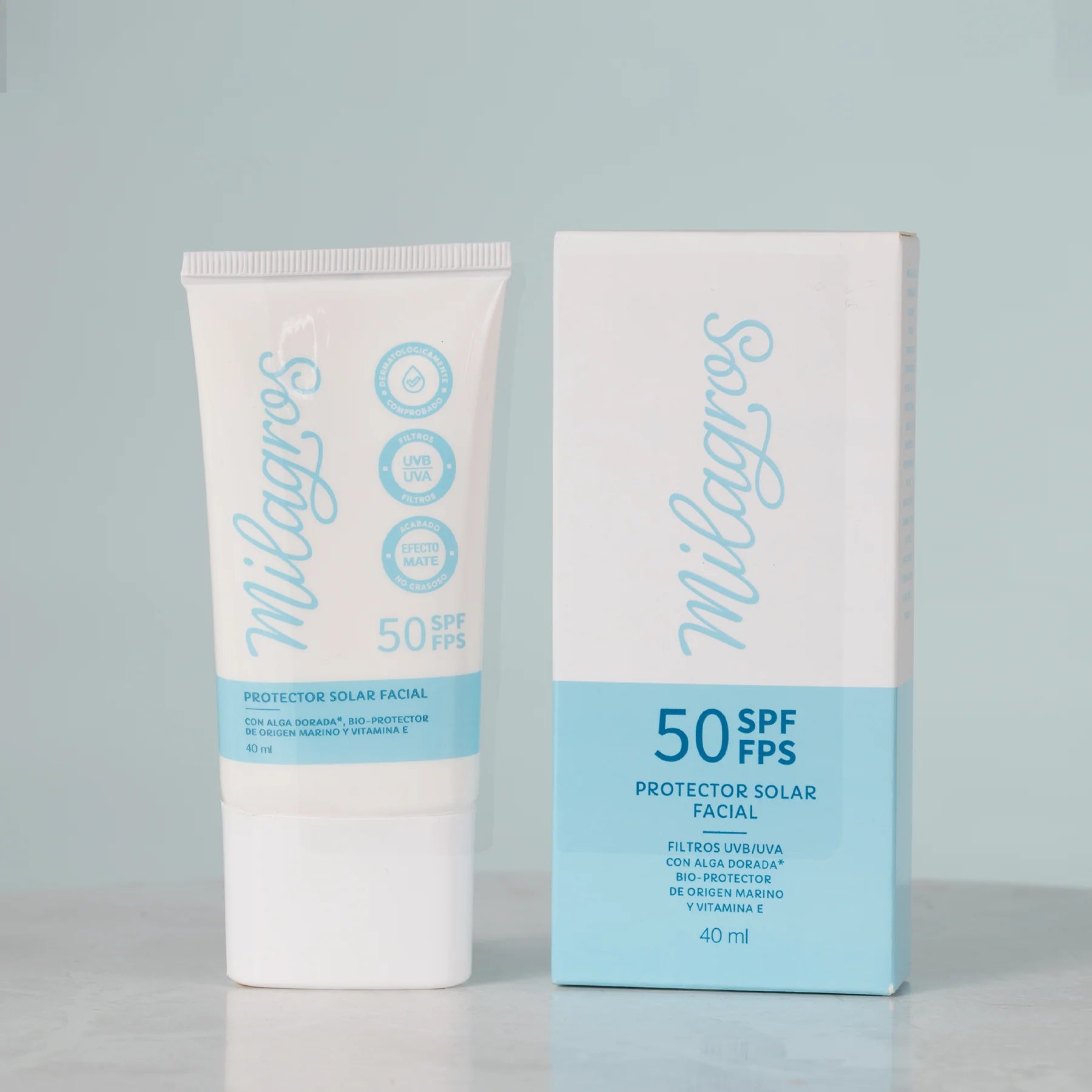 Protector Solar Facial sin Color - Milagros
