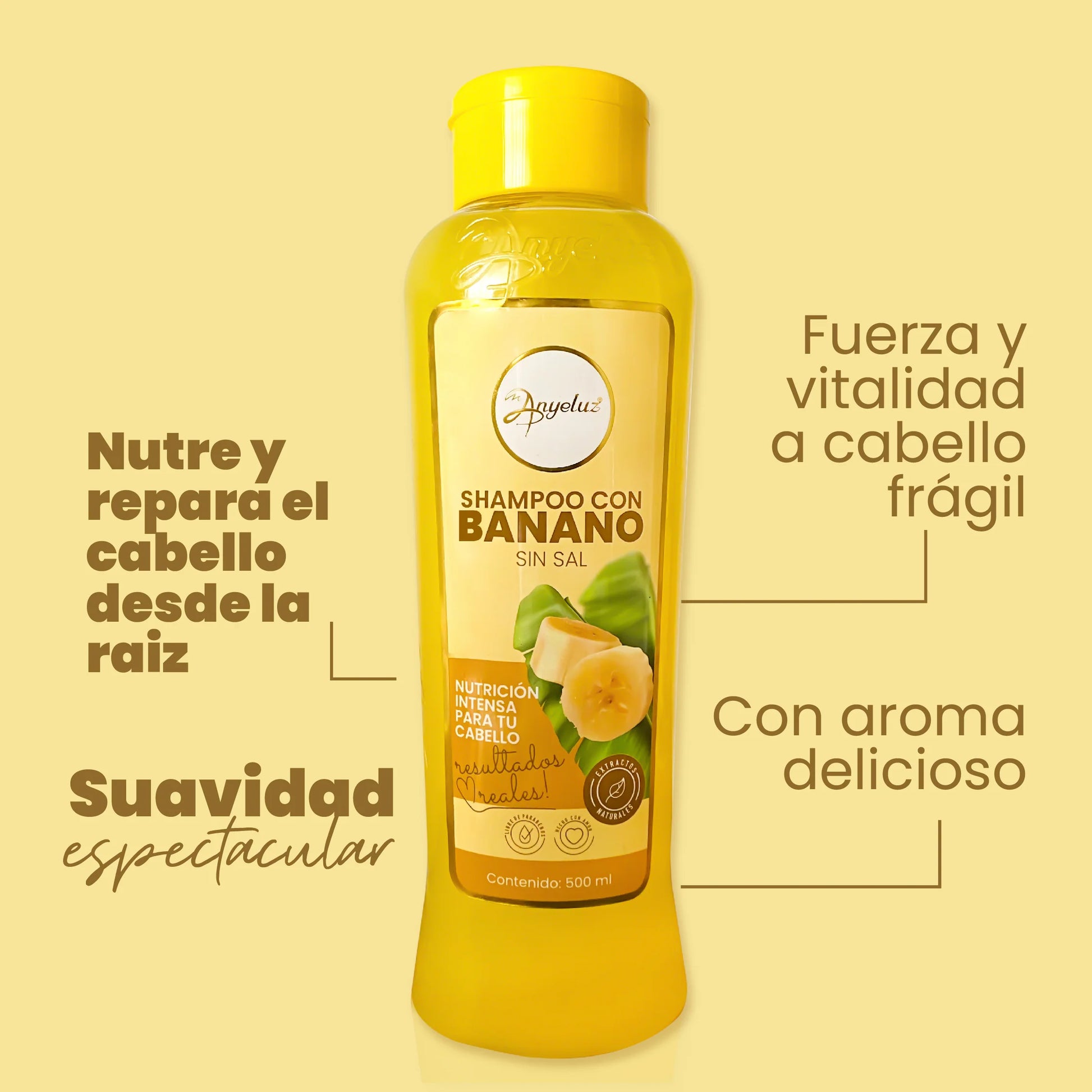 Shampoo con Banano - Anyeluz