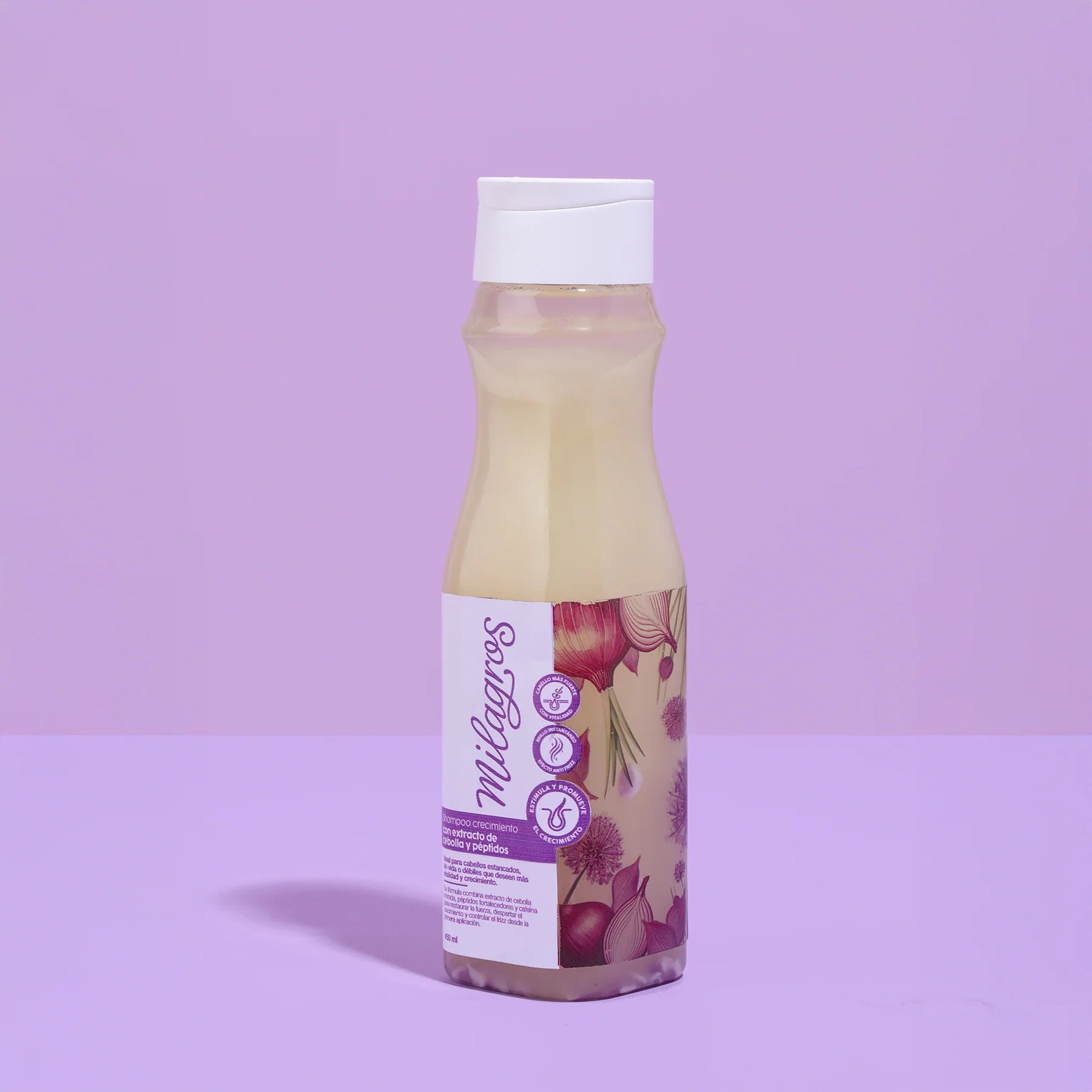 Shampoo Crecimiento Con Extracto de Cebolla y Péptidos - Milagros