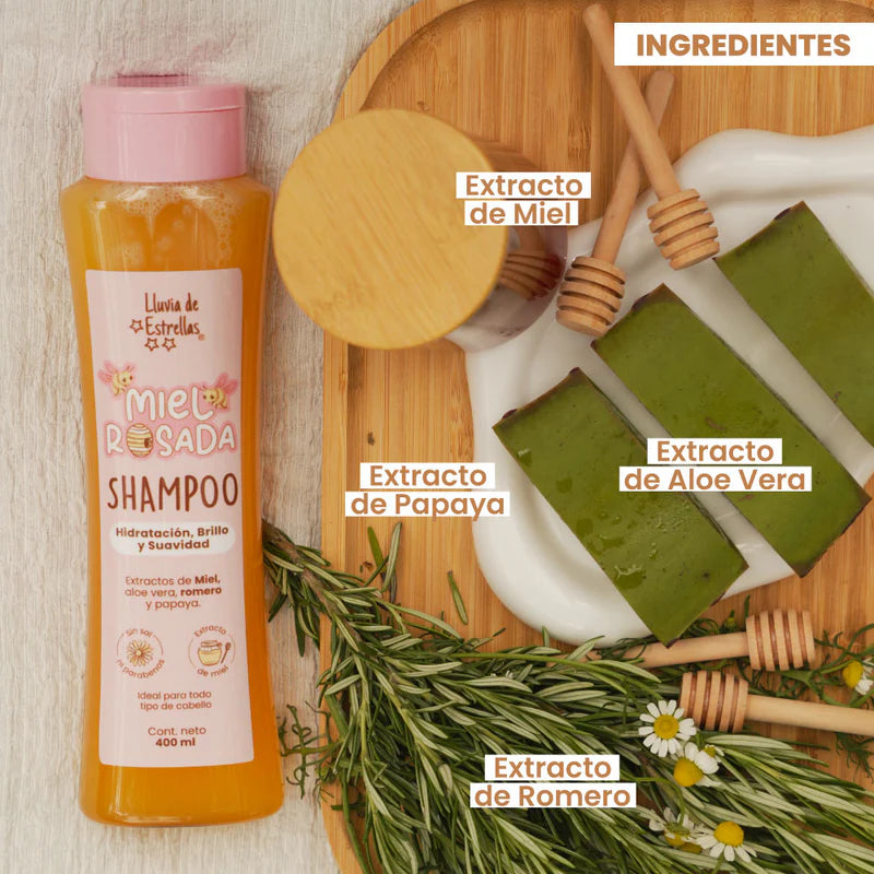 Shampoo Miel Rosada - Lluvia De Estrellas