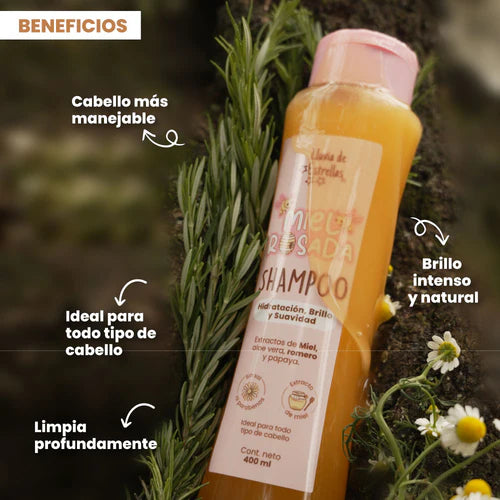 Shampoo Miel Rosada - Lluvia De Estrellas