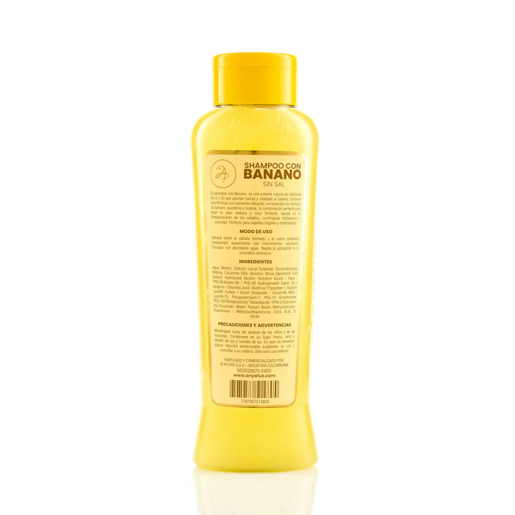 Shampoo con Banano - Anyeluz
