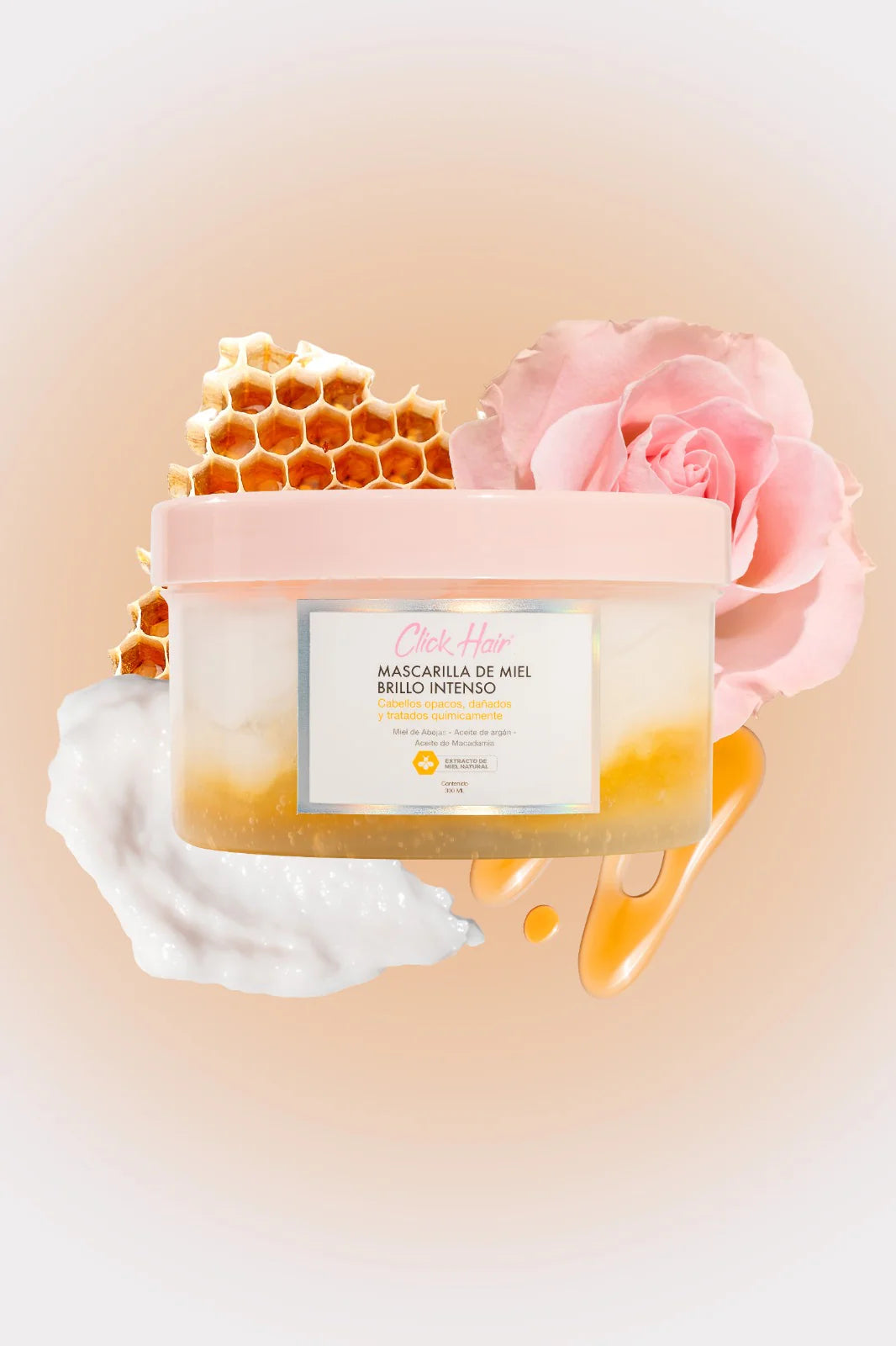 Mascarilla de Miel Brillo Intenso - Click Hair