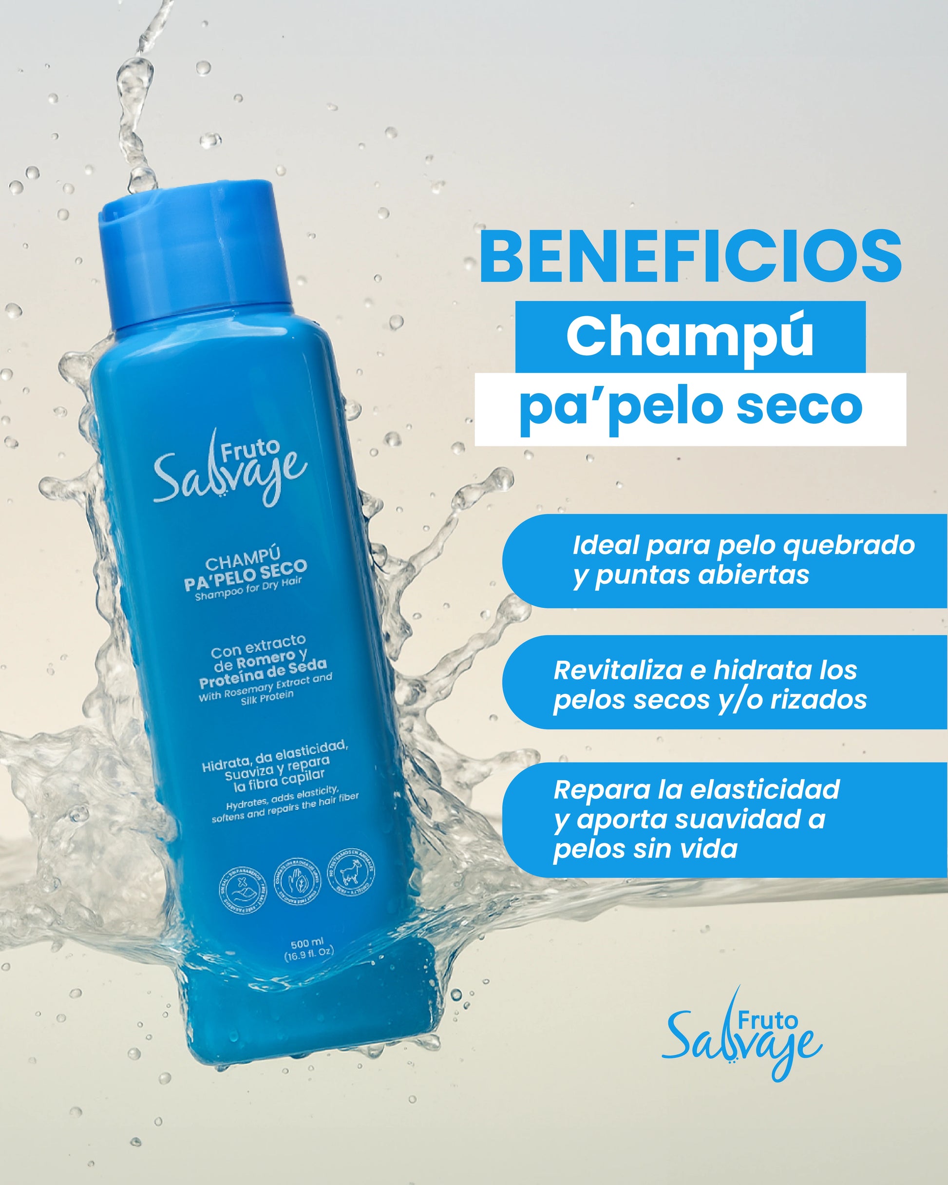 Shampoo Pa Pelo Seco - Fruto Salvaje