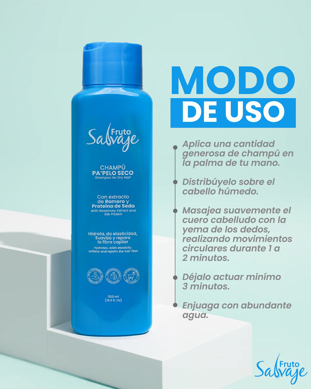 Shampoo Pa Pelo Seco - Fruto Salvaje