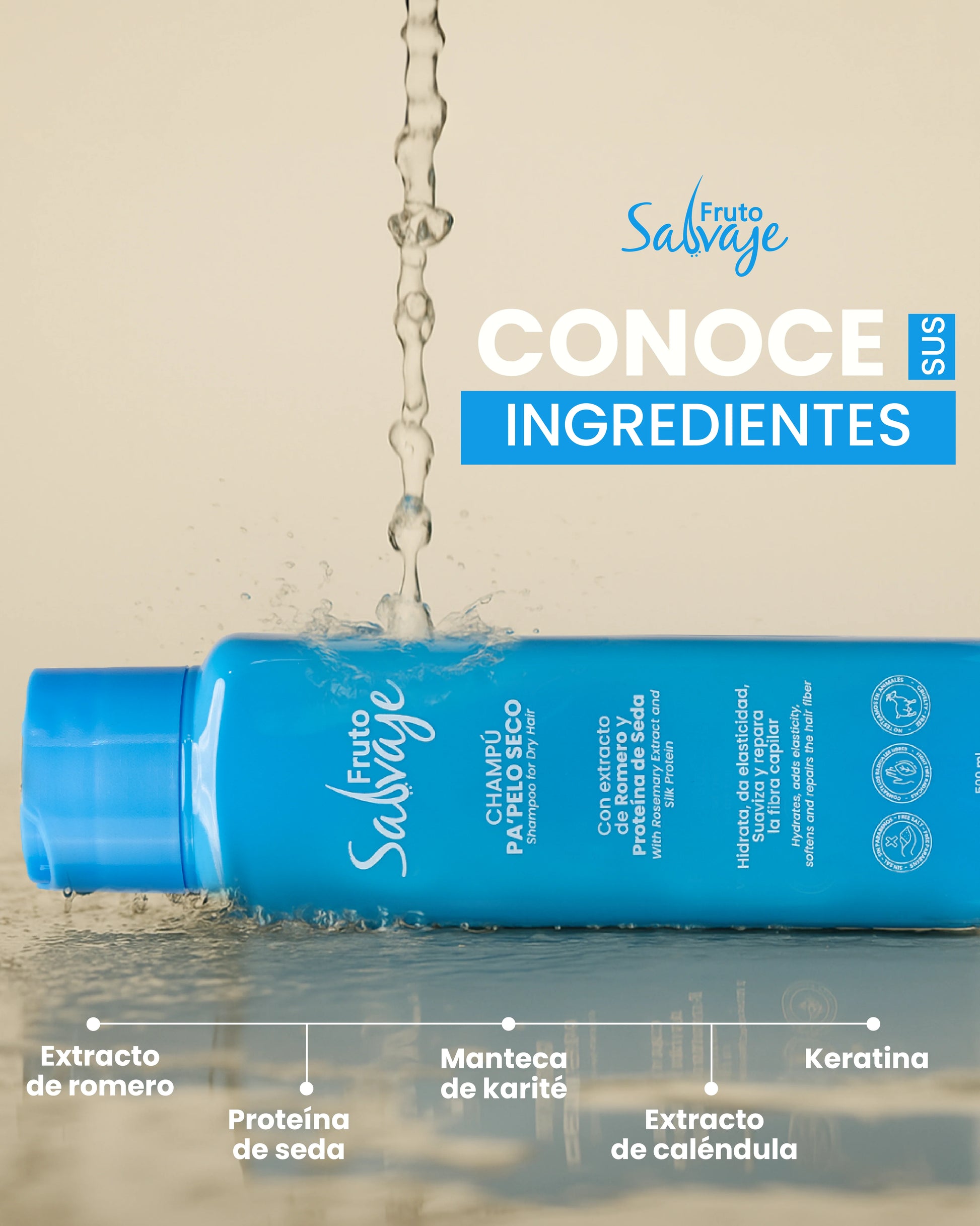 Shampoo Pa Pelo Seco - Fruto Salvaje