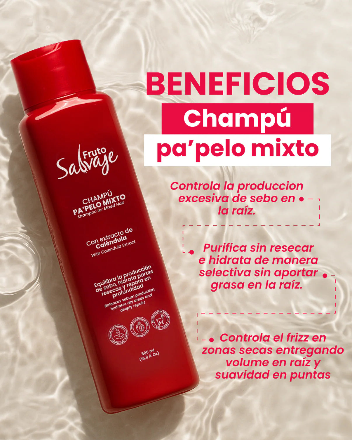 Shampoo Pa Pelo Mixto - Fruto Salvaje