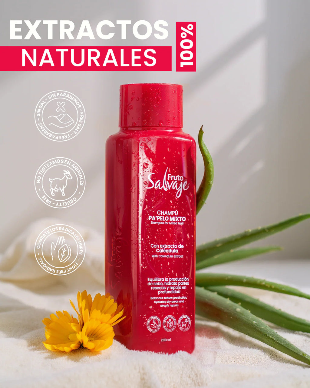 Shampoo Pa Pelo Mixto - Fruto Salvaje