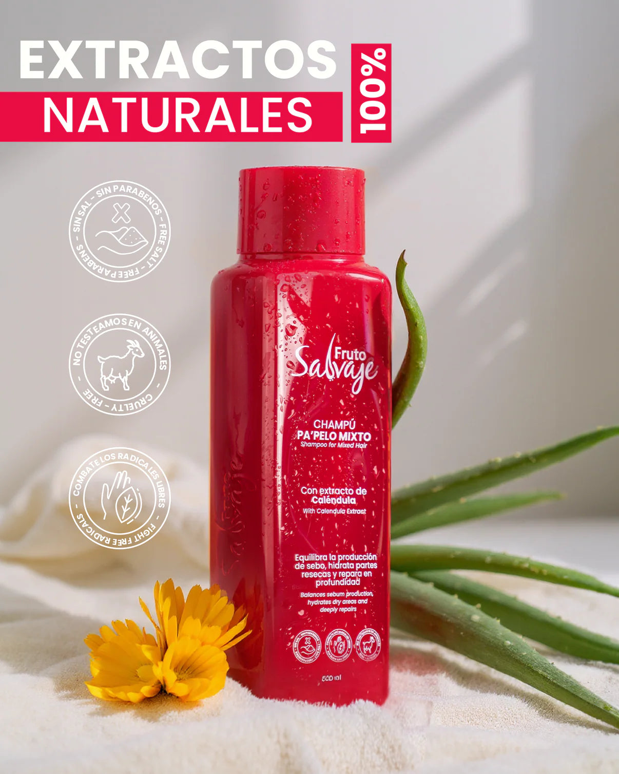 Shampoo Pa Pelo Mixto - Fruto Salvaje