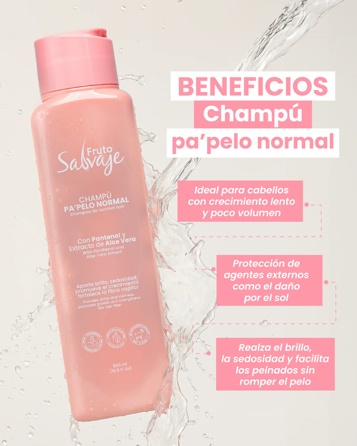 Shampoo Pa Pelo Normal - Fruto Salvaje