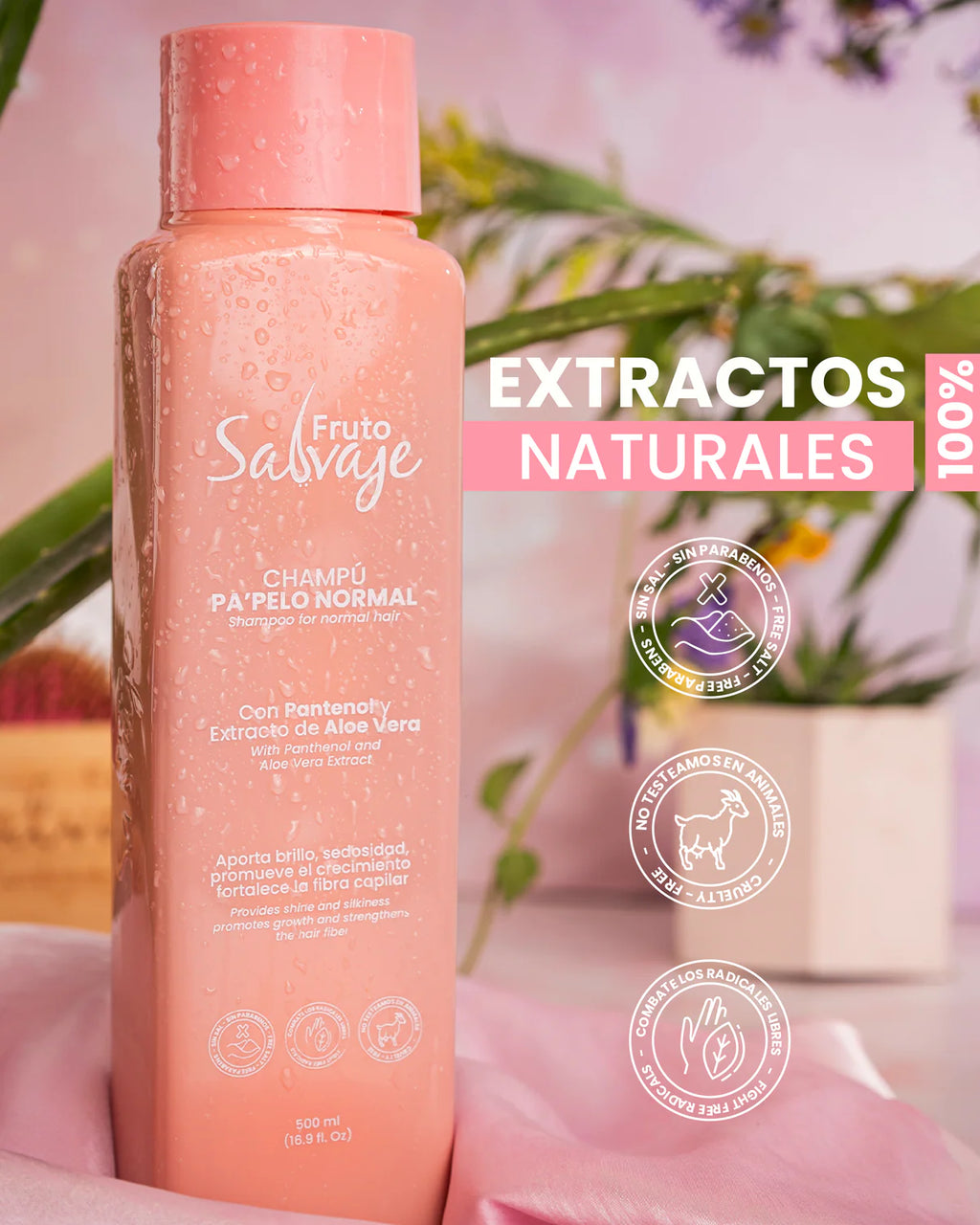 Shampoo Pa Pelo Normal - Fruto Salvaje