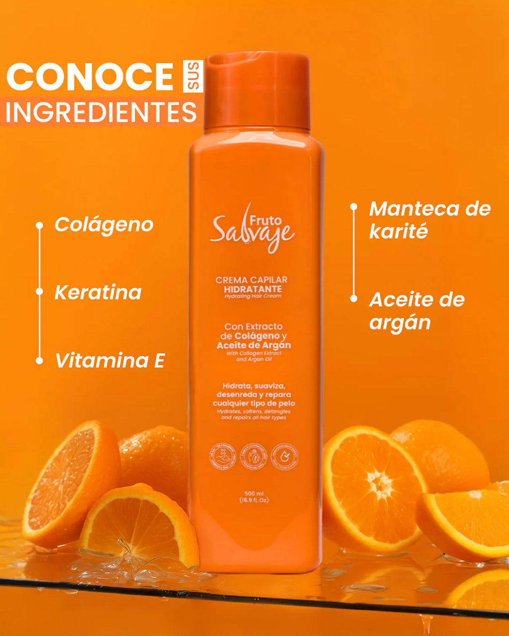 Crema Capilar Hidratante - Fruto Salvaje
