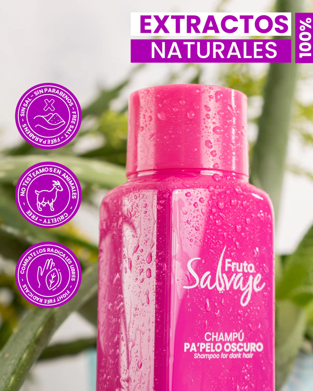 Shampoo Pa Pelo Oscuro - Fruto Salvaje
